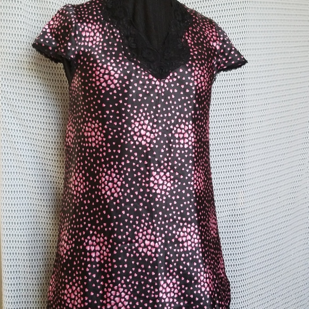 Silk nightshirt.
